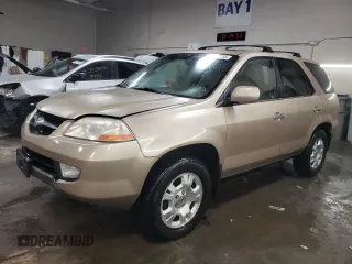 2001 Acura MDX with VIN 2HNYD18271H501199, listed as a Copart auction lot 41967115 with 160,999 mi miles and Salvage Title. Bid and sale history available at carsss.com. Image 1.