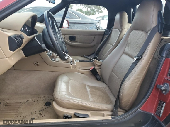 2000 BMW Z3 2.8L with VIN 4USCH3346YLF43480, listed as a Copart auction lot 81309814 with 137,361 mi miles and Salvage Title. Bid and sale history available at carsss.com. Image 7.