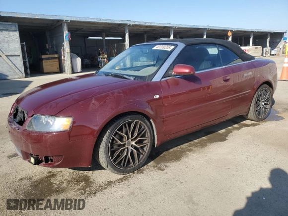 2005 Audi A4 1.8T z VIN WAUAC48H45K010925, wystawiony jako Copart lot #42209355 z przebiegiem 124 129 mil mil oraz Szkoda całkowita • Salvage title. Historia ofert i sprzedaży dostępna na DreamBid. Obrazek 1.