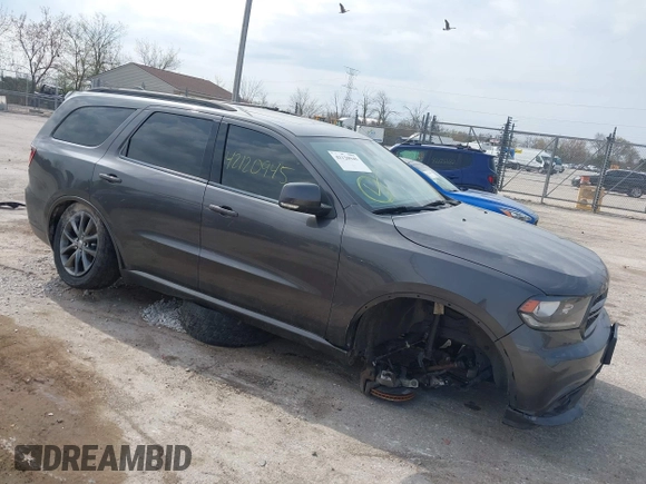 2017 Dodge Durango GT with VIN 1C4RDJDG2HC630010, listed as a IAAI auction lot 42120945 with 99,750 mi miles and . Bid and sale history available at DreamBid. Image 1.