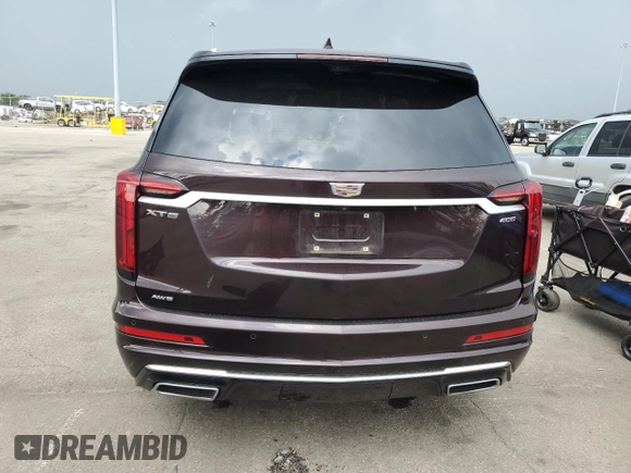 2020 Cadillac XT6 AWD Premium Luxury with VIN 1GYKPDRS0LZ134789, listed as a Copart auction lot 60782245 with 61,138 mi miles and Salvage title. Bid and sale history available at DreamBid. Image 6.