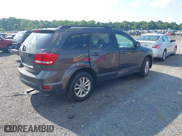 2017 Dodge Journey SXT z VIN 3C4PDDBG3HT540624, wystawiony jako IAAI lot #42719281 z przebiegiem 56 999 mil mil oraz . Historia ofert i sprzedaży dostępna na DreamBid. Obrazek 4.