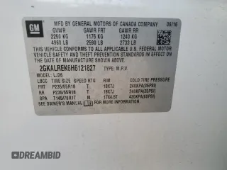 2017 GMC Terrain Denali with VIN 2GKALREK6H6121827, listed as a Copart auction lot 54304505 with 96,144 mi miles and Non repairable. Bid and sale history available at DreamBid. Image 14.
