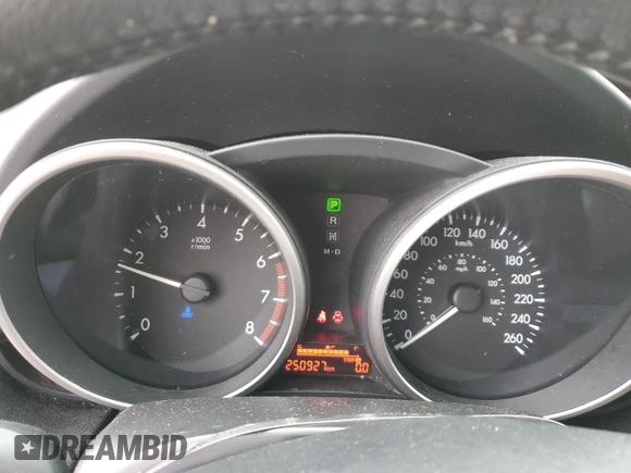 2014 Mazda 5 Touring with VIN JM1CW2CL3E0165593, listed as a Copart auction lot 53867365 with 250,927 mi miles and Salvage Title. Bid and sale history available at carsss.com. Image 9.