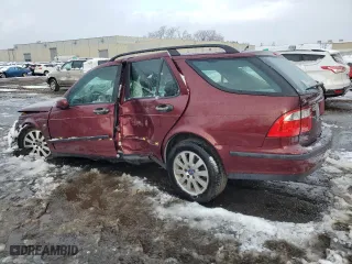 2003 Saab 9-5 Linear Sport with VIN YS3EB59E333036322, listed as a Copart auction lot 83191604 with 133,722 mi miles and Salvage Title. Bid and sale history available at carsss.com. Image 2.