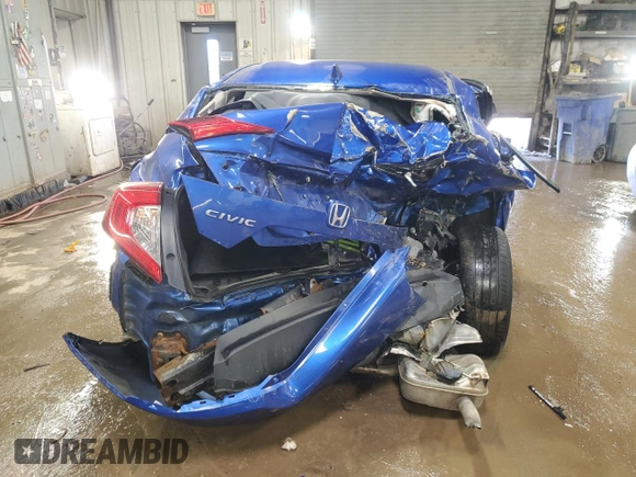 2017 Honda Civic Sedan EX with VIN 19XFC2F77HE035056, listed as a Copart auction lot 49840265 with 128,743 mi miles and Salvage Title. Bid and sale history available at carsss.com. Image 6.