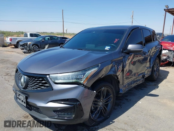 2021 Acura RDX w/A-Spec Package с VIN 5J8TC1H6XML019826, выставлен на аукционе IAAI как лот 42309193 с пробегом 99 354 миль миль и . История ставок и продаж доступна на DreamBid. Изображение 6.