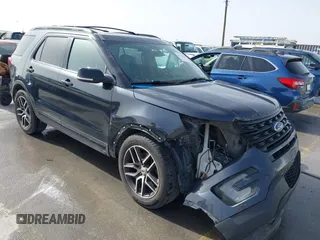 2017 Ford Explorer Sport with VIN 1FM5K8GT5HGC46345, listed as a IAAI auction lot 41732982 with 184,544 mi miles and . Bid and sale history available at carsss.com. Image 1.