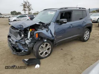 2023 Jeep Renegade Limited with VIN ZACNJDD12PPP31530, listed as a Copart auction lot 75898724 with 1,702 mi miles and Salvage title. Bid and sale history available at DreamBid. Image 1.