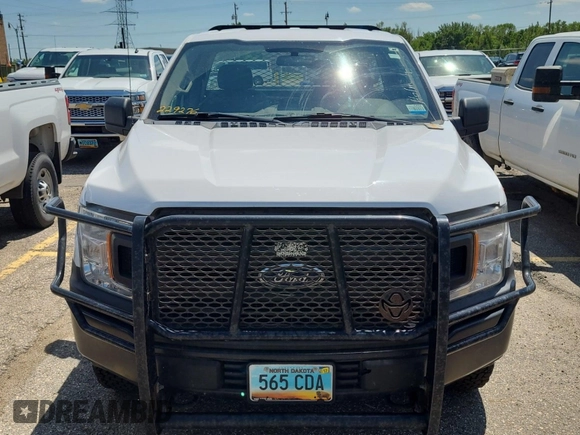 2018 Ford F-150 XL with VIN 1FTMF1EB9JKD38518, listed as a IAAI auction lot 42730627 with 205,804 mi miles and . Bid and sale history available at DreamBid. Image 34.