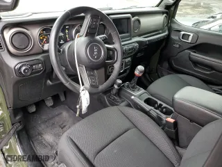 2020 Jeep Wrangler Sport S with VIN 1C4GJXAG8LW285550, listed as a Copart auction lot 46400075 with 24,388 mi miles and Salvage Title. Bid and sale history available at carsss.com. Image 8.