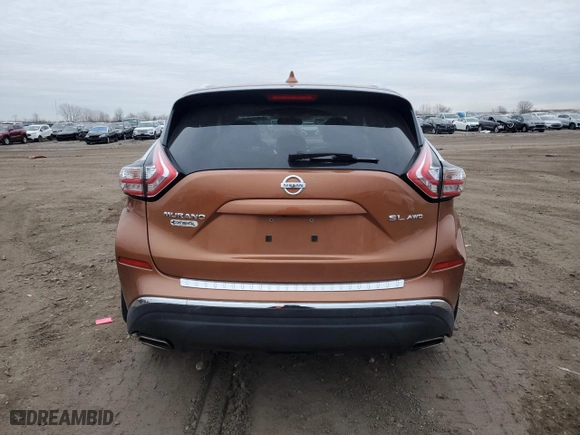 2017 Nissan Murano Platinum with VIN 5N1AZ2MH2HN102643, listed as a Copart auction lot 44619205 with 74,720 mi miles and Salvage Title. Bid and sale history available at carsss.com. Image 6.