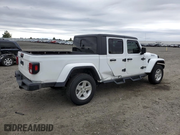 2022 Jeep Gladiator Texas Trail with VIN 1C6HJTAG3NL166183, listed as a Copart auction lot 51061295 with 20,112 mi miles and Salvage Title. Bid and sale history available at carsss.com. Image 3.