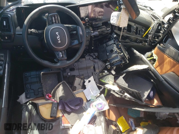 2022 Kia Sorento X-Line SX Prestige with VIN 5XYRKDLF5NG092457, listed as a Copart auction lot 49263335 with Not provided miles and Salvage title. Bid and sale history available at DreamBid. Image 8.