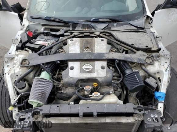 2013 Nissan 370Z with VIN JN1AZ4EH9DM381266, listed as a Copart auction lot 59989515 with 170,900 mi miles and Salvage title. Bid and sale history available at DreamBid. Image 11.