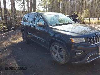 2014 Jeep Grand Cherokee Limited with VIN 1C4RJEBT6EC589750, listed as a IAAI auction lot 41644672 with 142,026 mi miles. Bid and sale history available at carsss.com. Image 1.