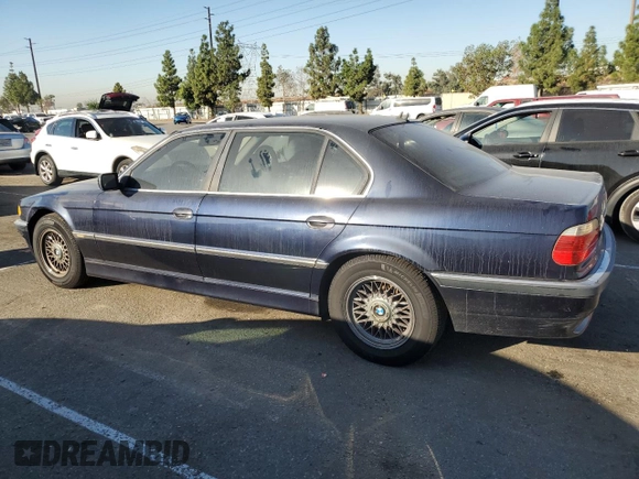 2001 BMW 7 Series 740iL with VIN WBAGH83461DP29311, listed as a Copart auction lot 75264604 with 143,972 mi miles and Clean Title. Bid and sale history available at carsss.com. Image 2.