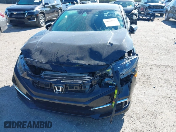 2020 Honda Civic Sedan LX with VIN 2HGFC2F65LH564964, listed as a IAAI auction lot 41845557 with 119,543 mi miles. Bid and sale history available at carsss.com. Image 6.