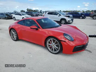 2020 Porsche 911 Carrera S with VIN WP0AB2A90LS225857, listed as a Copart auction lot 72090753 with 12,134 mi miles. Bid and sale history available at carsss.com. Image 4.