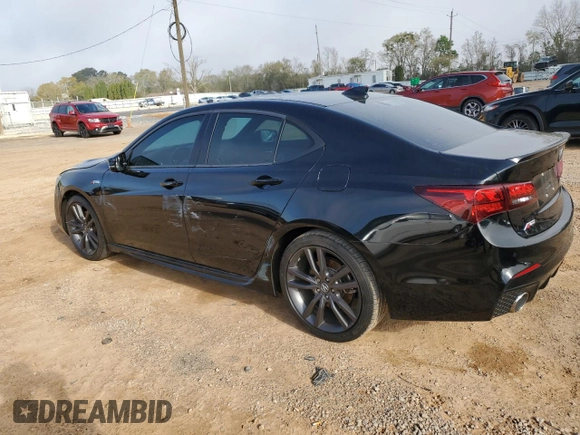 2019 Acura TLX w/A-Spec Pkg with VIN 19UUB1F61KA005784, listed as a Copart auction lot 50350425 with 52,547 mi miles and Salvage Title. Bid and sale history available at carsss.com. Image 2.