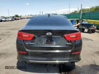 2014 Kia Optima SXL Turbo with VIN 5XXGR4A66EG280687, listed as a Copart auction lot 61647685 with 150,232 mi miles and Salvage title. Bid and sale history available at DreamBid. Image 6.