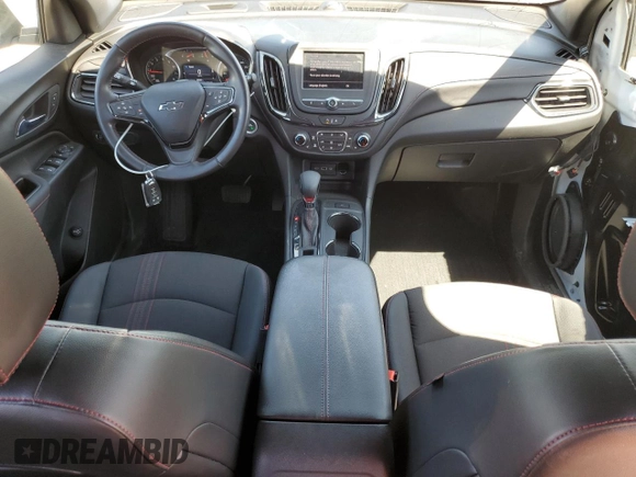 2022 Chevrolet Equinox RS with VIN 3GNAXWEV5NS105972, listed as a Copart auction lot 56632505 with 32,649 mi miles and Salvage title. Bid and sale history available at DreamBid. Image 8.