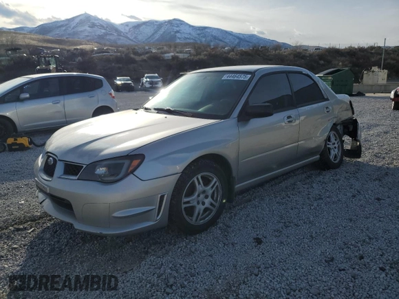 2006 Subaru Impreza i z VIN JF1GD67606G515327, wystawiony jako Copart lot #44464575 z przebiegiem 241 362 mil mil oraz Szkoda całkowita • Salvage title. Historia ofert i sprzedaży dostępna na DreamBid. Obrazek 1.