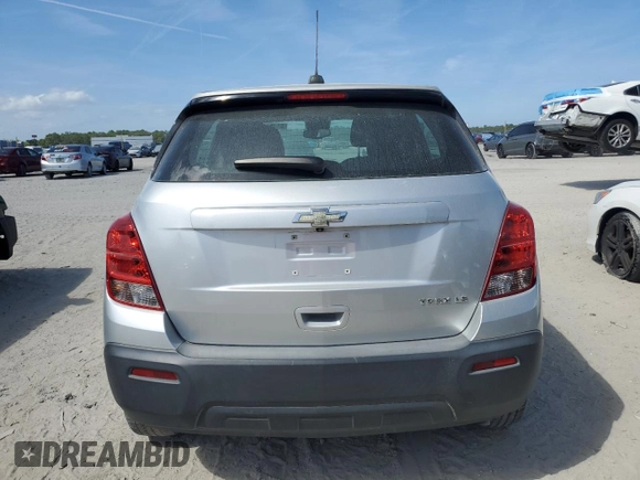 2016 Chevrolet Trax LS with VIN KL7CJKSB7GB527632, listed as a Copart auction lot 51751875 with 133,746 mi miles and Clean Title. Bid and sale history available at carsss.com. Image 6.