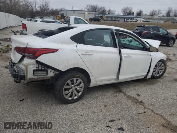 2019 Hyundai Accent SE with VIN 3KPC24A36KE049477, listed as a Copart auction lot 47841845 with 0 mi miles and Salvage Title. Bid and sale history available at carsss.com. Image 3.