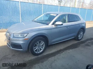 2018 Audi Q5 Premium with VIN WA1ANAFY6J2205718, listed as a Copart auction lot 52718075 with 98,002 mi miles and Salvage Title. Bid and sale history available at carsss.com. Image 1.