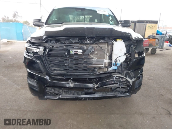 2025 Ram 1500 Big Horn with VIN 1C6RRFFG7SN506037, listed as a IAAI auction lot 41915215 with 2,137 mi miles. Bid and sale history available at carsss.com. Image 6.