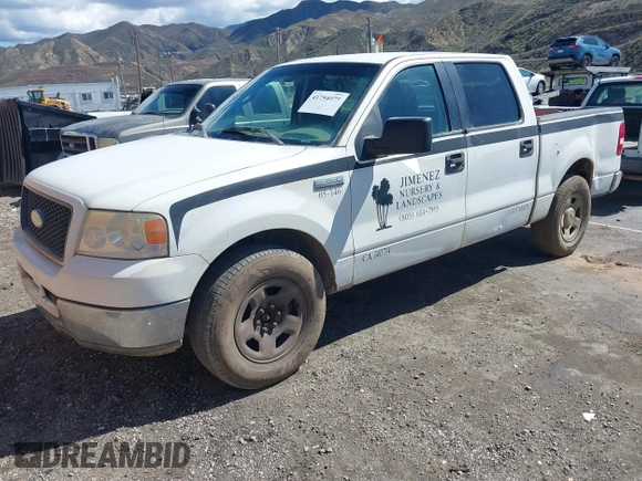 2005 Ford F-150 XLT with VIN 1FTRW12W65FA14163, listed as a IAAI auction lot 41754075 with 94,853 mi miles. Bid and sale history available at carsss.com. Image 2.