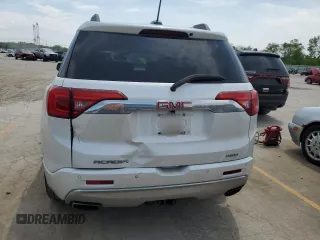 2017 GMC Acadia Denali with VIN 1GKKNXLSXHZ178316, listed as a Copart auction lot 58015355 with 166,540 mi miles and Salvage title. Bid and sale history available at DreamBid. Image 6.