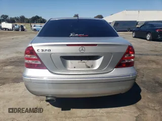 2005 Mercedes-Benz C 320 with VIN WDBRF64J45F601667, listed as a Copart auction lot 74143814 with 169,794 mi miles and Salvage Title. Bid and sale history available at DreamBid. Image 6.