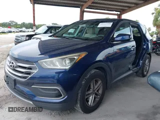2018 Hyundai Santa Fe 2.4L with VIN 5XYZT3LB2JG531743, listed as a IAAI auction lot 42547990 with 131,958 mi miles and . Bid and sale history available at DreamBid. Image 2.