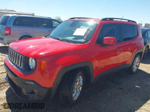2016 Jeep Renegade Latitude with VIN ZACCJABT7GPD60460, listed as a IAAI auction lot 41805348 with 129,646 mi miles and . Bid and sale history available at carsss.com. Image 17.