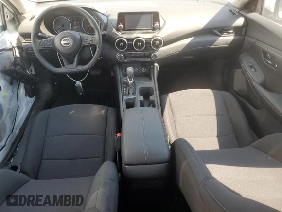 2025 Nissan Sentra S with VIN 3N1AB8BV8SY288089, listed as a Copart auction lot 52110395 with 242 mi miles and Salvage Title. Bid and sale history available at DreamBid. Image 8.