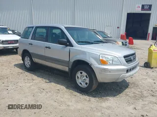 2004 Honda Pilot LX z VIN 2HKYF18184H562032, wystawiony jako IAAI lot #42400804 z przebiegiem Nie podano mil oraz . Historia ofert i sprzedaży dostępna na DreamBid. Obrazek 1.