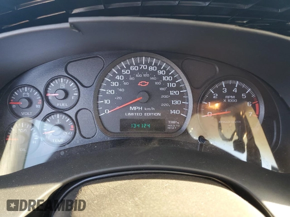 2003 Chevrolet Monte Carlo SS with VIN 2G1WX12K739423168, listed as a Copart auction lot 76147104 with 134,124 mi miles and Salvage Title. Bid and sale history available at carsss.com. Image 9.