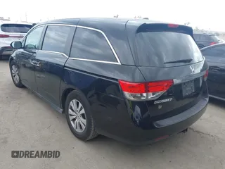 2014 Honda Odyssey EX-L z VIN 5FNRL5H69EB007106, wystawiony jako IAAI lot #41916202 z przebiegiem 164 040 mil mil oraz . Historia ofert i sprzedaży dostępna na DreamBid. Obrazek 3.