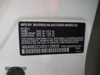 2014 BMW 6 Series 650i z VIN WBA6B2C54ED128858, wystawiony jako Copart lot #79132084 z przebiegiem 29 244 mil mil oraz Szkoda całkowita • Salvage title. Historia ofert i sprzedaży dostępna na DreamBid. Obrazek 13.