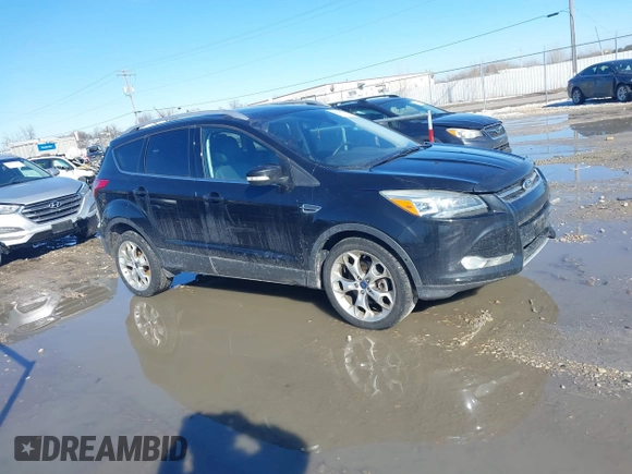 2015 Ford Escape Titanium with VIN 1FMCU9J91FUC68152, listed as a IAAI auction lot 41620725 with 195,122 mi miles. Bid and sale history available at carsss.com. Image 13.