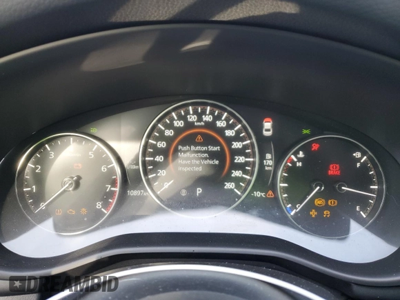 2025 Mazda 3 S Preferred with VIN JM1BPACM0S1751024, listed as a Copart auction lot 86953184 with 10,897 mi miles and Salvage Title. Bid and sale history available at DreamBid. Image 9.