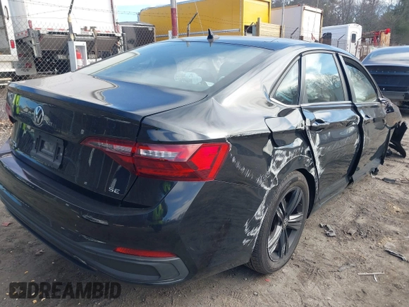 2023 Volkswagen Jetta SE z VIN 3VW7M7BU1PM039129, wystawiony jako IAAI lot #41905547 z przebiegiem 20 188 mil mil oraz . Historia ofert i sprzedaży dostępna na DreamBid. Obrazek 4.