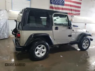 2004 Jeep Wrangler X with VIN 1J4FA39S84P711546, listed as a Copart auction lot 49219435 with 119,516 mi miles and Salvage Title. Bid and sale history available at DreamBid. Image 3.