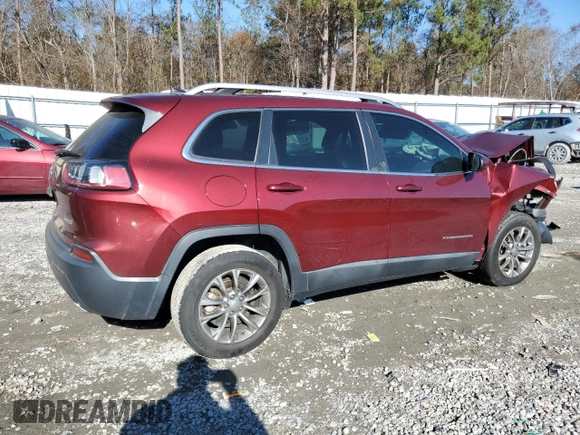2019 Jeep Cherokee Latitude Plus with VIN 1C4PJLLN3KD147512, listed as a Copart auction lot 85783124 with 109,606 mi miles and Salvage title. Bid and sale history available at DreamBid. Image 3.
