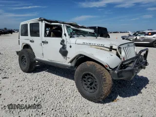 2013 Jeep Wrangler Unlimited Rubicon with VIN 1C4HJWFG4DL549356, listed as a Copart auction lot 46799055 with 172,327 mi miles and Salvage Title. Bid and sale history available at carsss.com. Image 4.