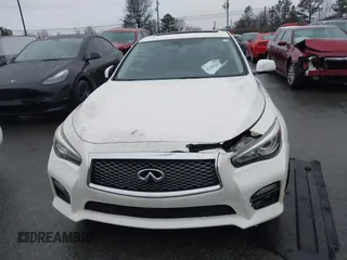 2017 Infiniti Q50 2.0t with VIN JN1CV7AP0HM641062, listed as a IAAI auction lot 41380194 with 114,813 mi miles and . Bid and sale history available at DreamBid. Image 12.