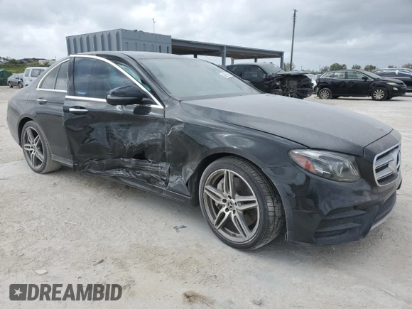 2019 Mercedes-Benz E 300 with VIN WDDZF4JB8KA515070, listed as a Copart auction lot 46981995 with 108,608 mi miles and Salvage Title. Bid and sale history available at DreamBid. Image 4.