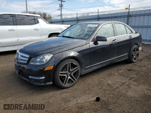 2013 Mercedes-Benz C-Class C 300 Sport with VIN WDDGF8AB0DG101747, listed as a Copart auction lot 54149275 with 259,834 mi miles and Salvage Title. Bid and sale history available at carsss.com. Image 1.